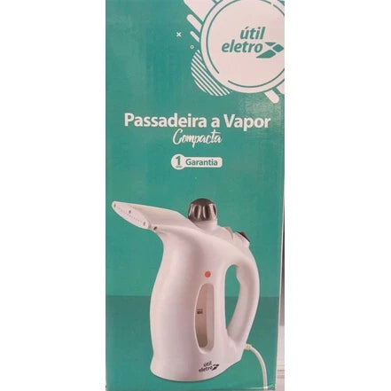 Passadeira Elétrica 220v a Vapor Útil Eletro, Compacta Portátil Branca - Promoção