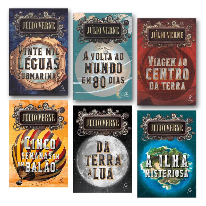 Kit 6 Livros Principis - Júlio Verne