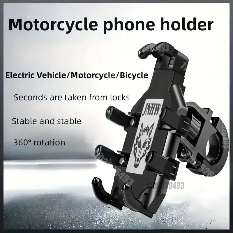 Suporte de celular para motociclo Suporte de navegação para automóvel Bateria eléctrica Veículo de passeio Acessórios à prova de choque e de absorção de choque