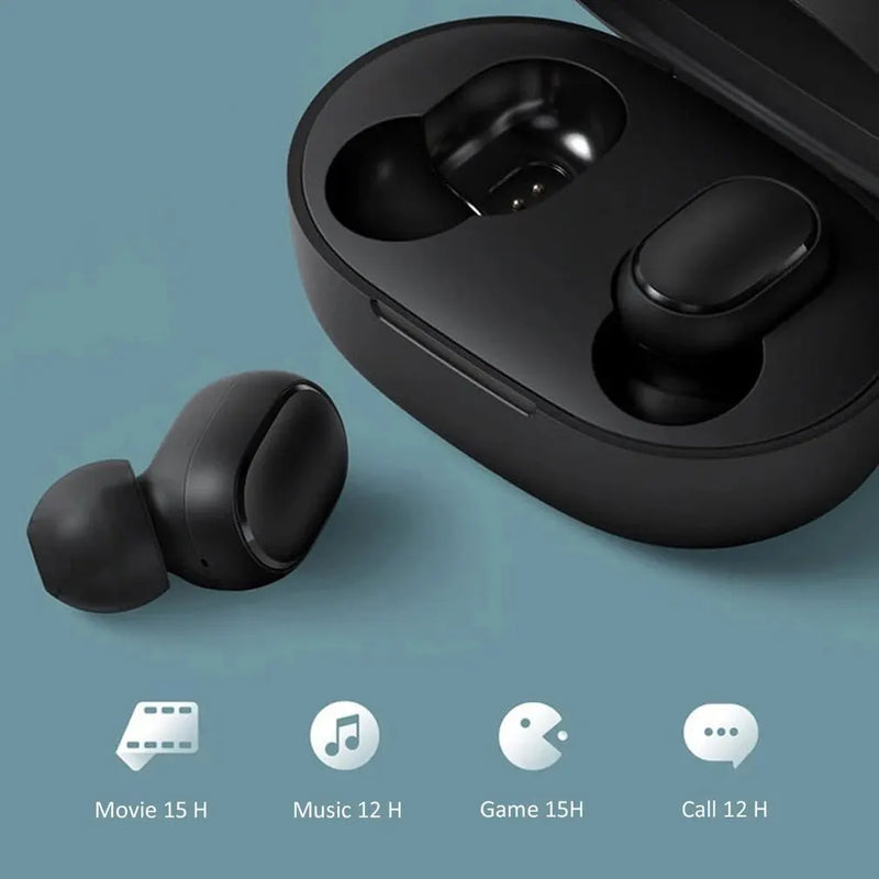 TWS A6S Fones de ouvido Bluetooth sem fio com cancelamento de ruído Fones de ouvido Bluetooth com microfone para Huawei Xiaomi Redmi