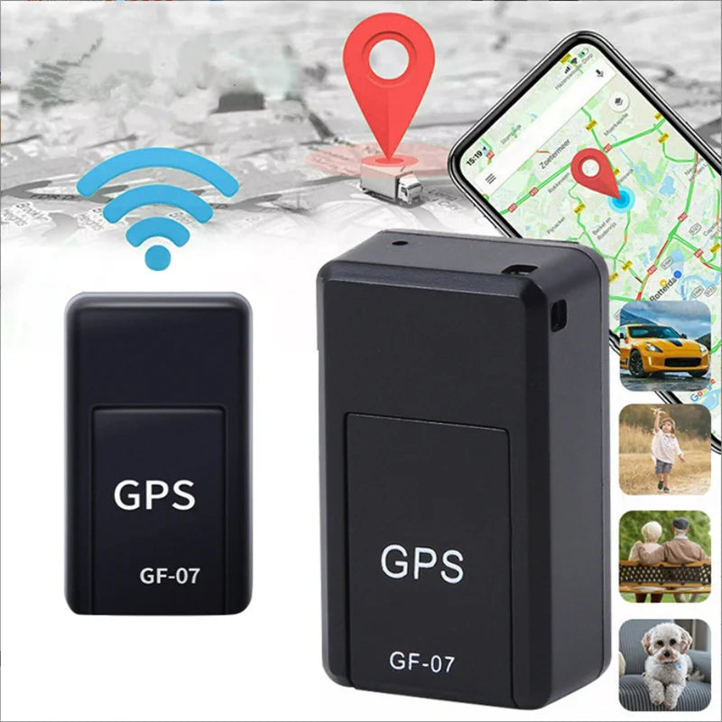 Mini GF-07 GPS Car Tracker Rastreamento em tempo real Antirroubo Anti-perda Localizador Forte Montagem Magnética 2G SIM Posicionador de Mensagem