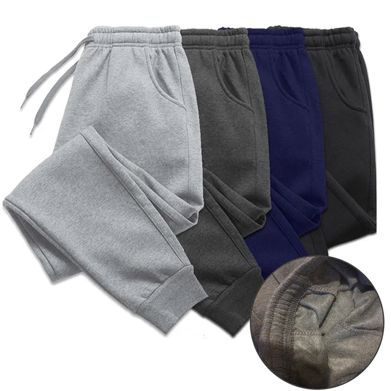 Calças desportivas da moda casual desportivas de ginásio para homens Calças de treino de corrida Calças compridas de corrida