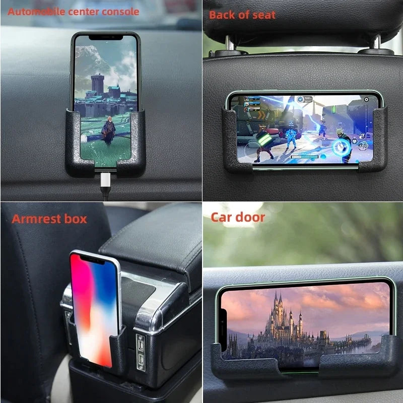 Suporte multifuncional para telefone no carro Leveza Portabilidade Sem ocupação de espaço Suporte para automóvel Acessórios interiores