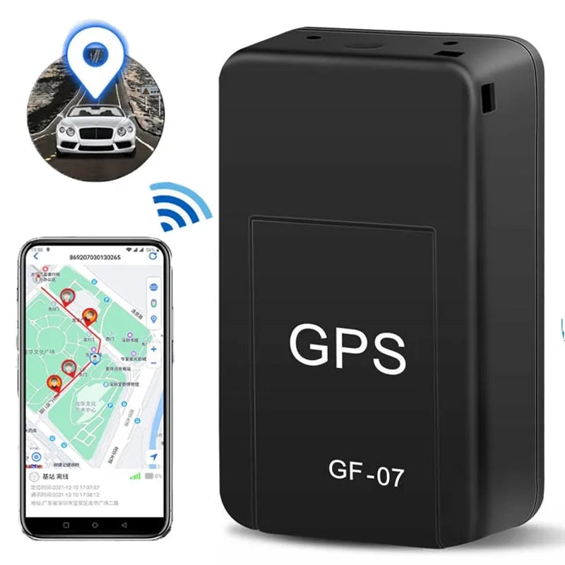 Mini GF 07 GPS Car Tracker Rastreamento em tempo real Antirroubo Anti-perda Localizador forte Montagem magnética Posicionador de mensagem SIM