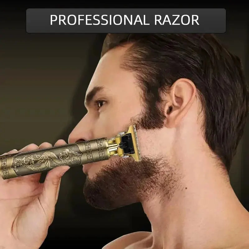 Barbeador recarregável para homens cabeleireiro produtos de plástico portátil suprimentos de viagem cabeça de barbearia