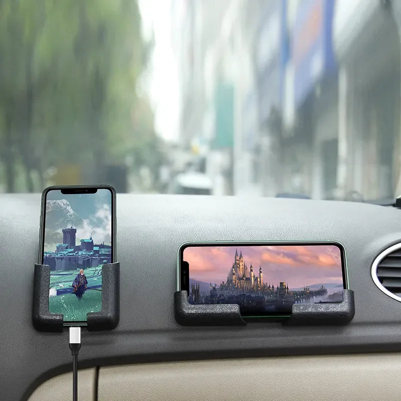 Suporte multifuncional para telefone no carro Leveza Portabilidade Sem ocupação de espaço Suporte para automóvel Acessórios interiores