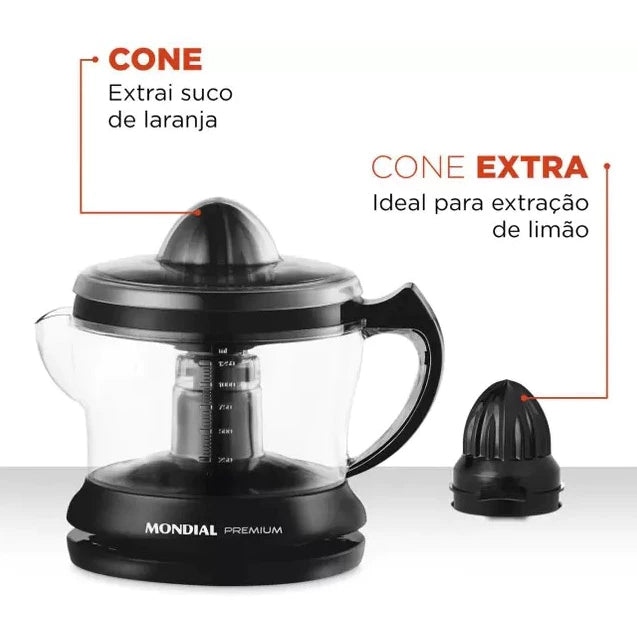 Espremedor de Frutas E02 Premium 220 Volts - Mondial