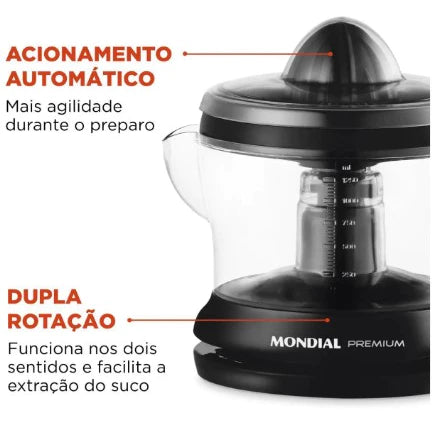 Espremedor de Frutas E02 Premium 220 Volts - Mondial