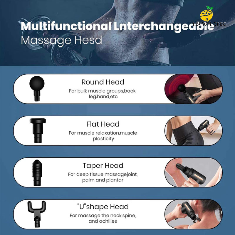 Massageador Elétrico Alta Frequência Profissional Muscular Massagem