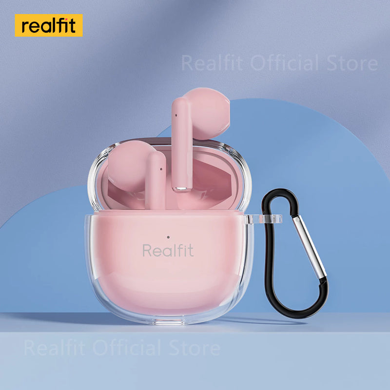 Realfit F1 TWS Fone De Ouvido Bluetooth De Boa Qualidade Sonora Mini Earbuds Sem Fio Mate Com Microfone