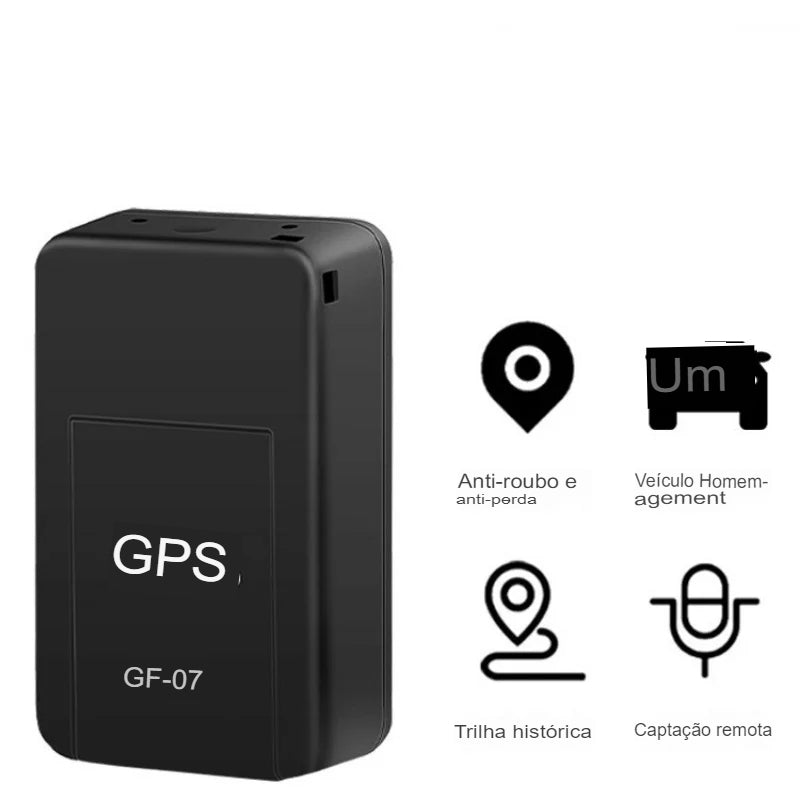 Mini GF-07 GPS Car Tracker Rastreamento em tempo real Antirroubo Anti-perda Localizador Forte Montagem Magnética 2G SIM Posicionador de Mensagem